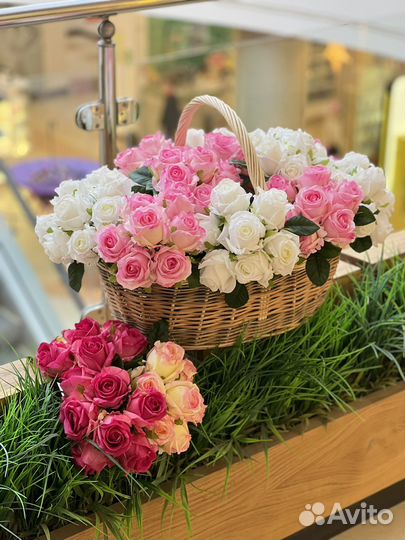 Искусственные цветы розы