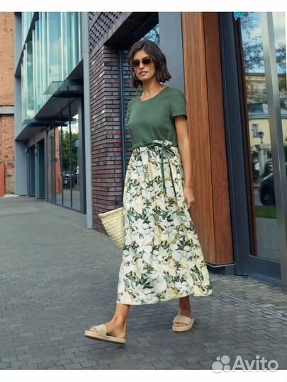 Платье лен 100 % Electrastyle