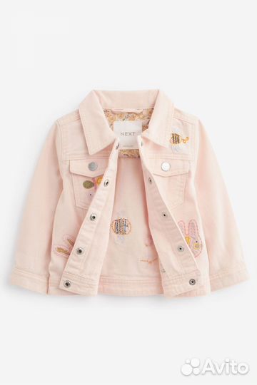 Куртка джинсовая для девочки next 104 116