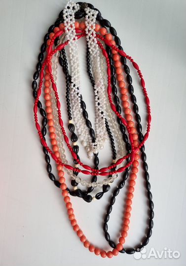 Бусы разные бижутерия
