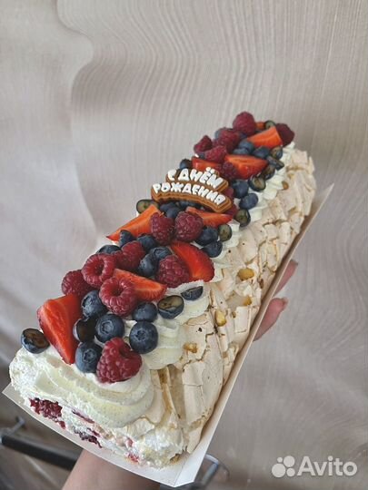 Меренговый рулет