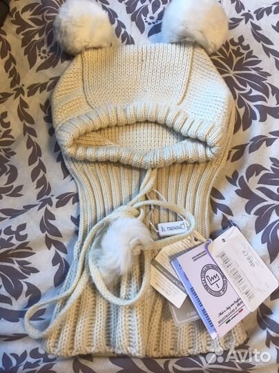 Шапка il trenino для девочки новая