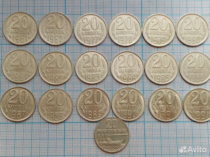 Монеты СССР 1961-1991