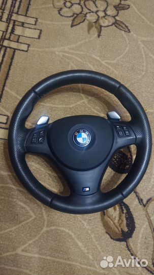 Руль бмв е 90 е87 м тех рейстайлинг с липестками