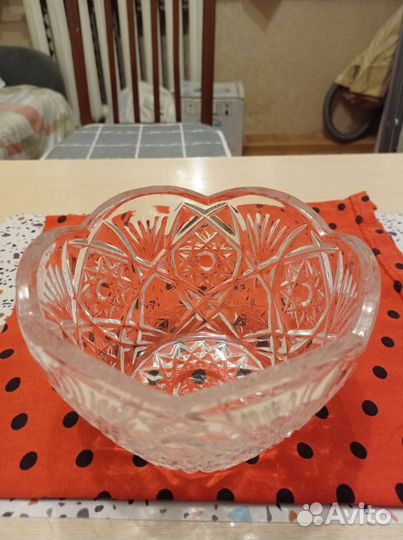 Вазы хрустальные СССР салатницы, конфетницы, фрукт