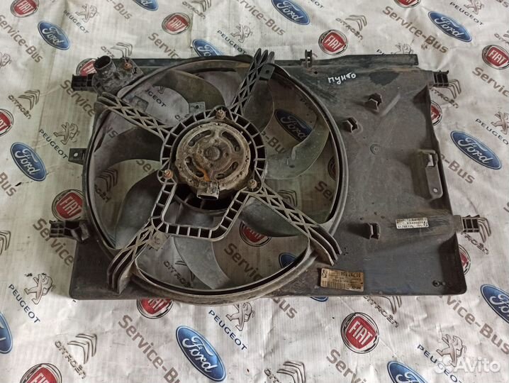 Диффузор с вентилятором fiat punto 1.4/95л.с