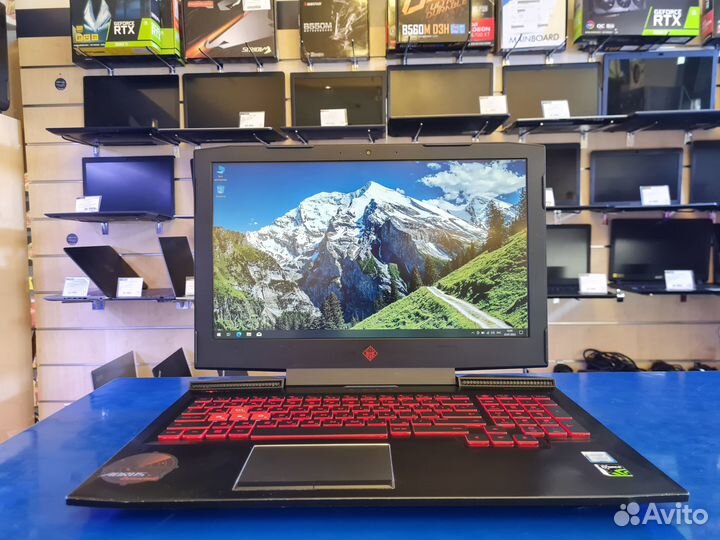 Игровой ноутбук HP omen nVidia Intel