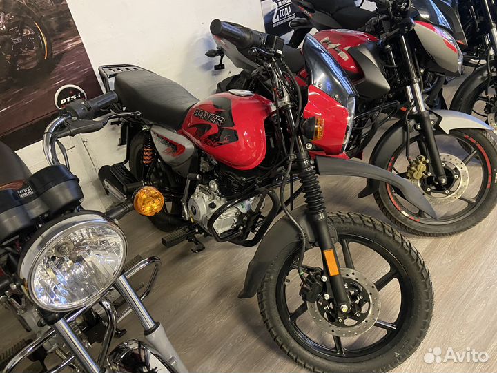 Мотоцикл Bajaj Boxer BM150X с дисковым тормозом