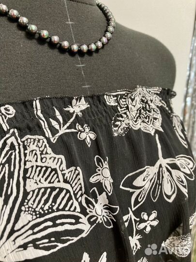 Пляжный комбинезон летний шифон 46-52