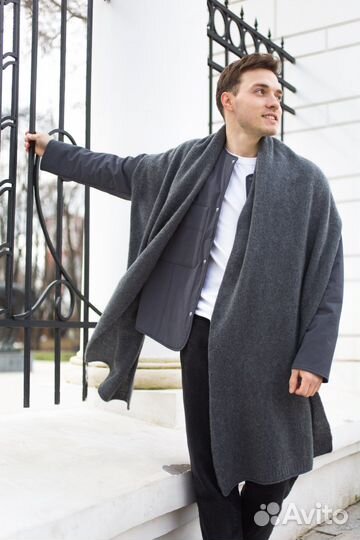 Палантин унисекс ручной работы