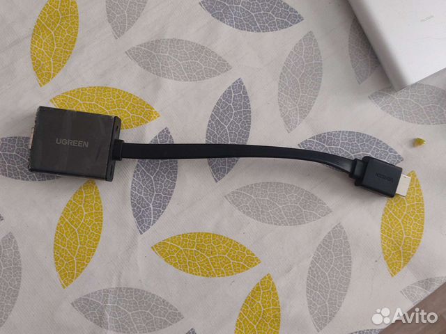 Переходник ugreen hdmi vga с питанием ps3 ps4