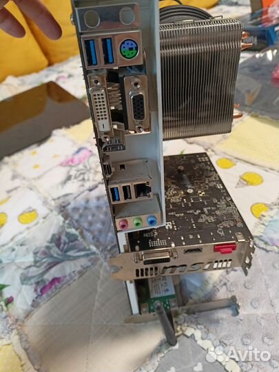 Комплект материнка + процессор