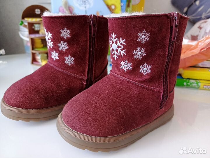 Сапожки зимние для девочки 24 размер Tombi