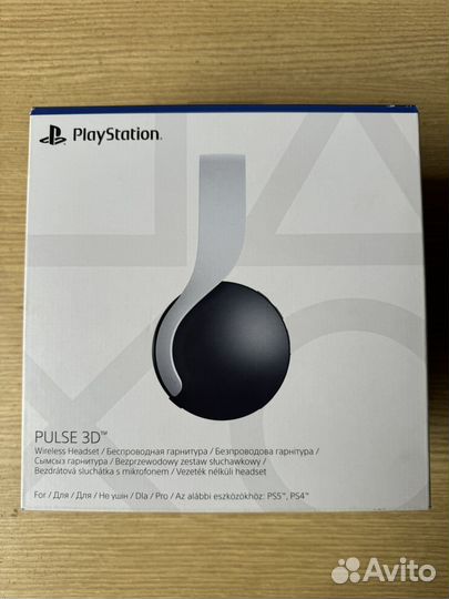 Наушники Sony Pulse 3D на Playstation (новые)