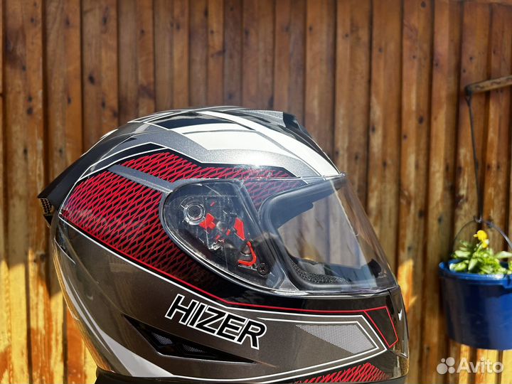 Мотошлем Hizer интеграл