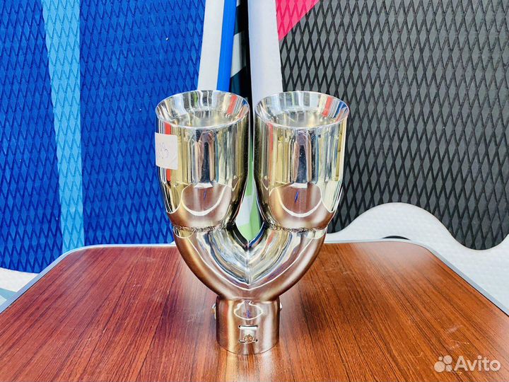 Насадка на глушитель нержавеющая сталь D63