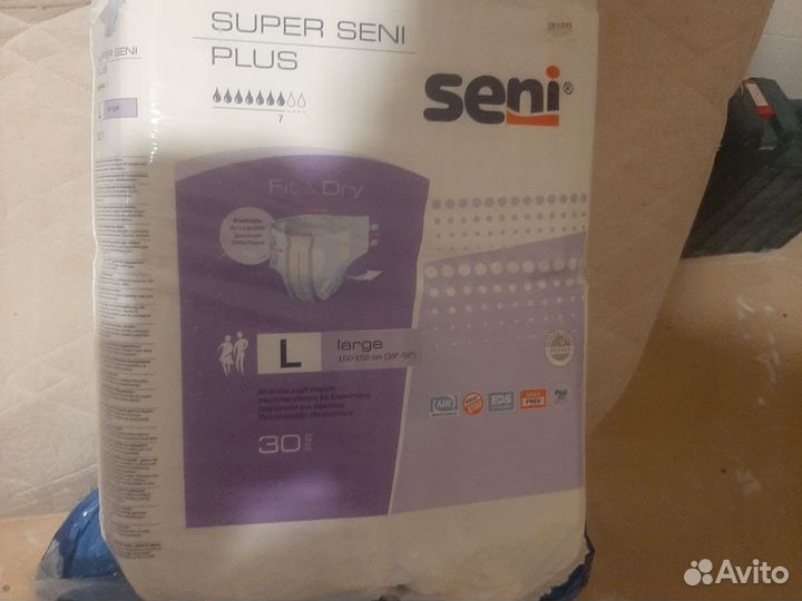 Подгузники для взрослых сени 30 штук л