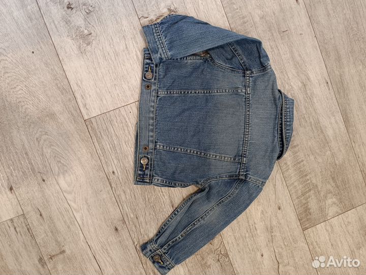 Джинсовая куртка для мальчика 86 92