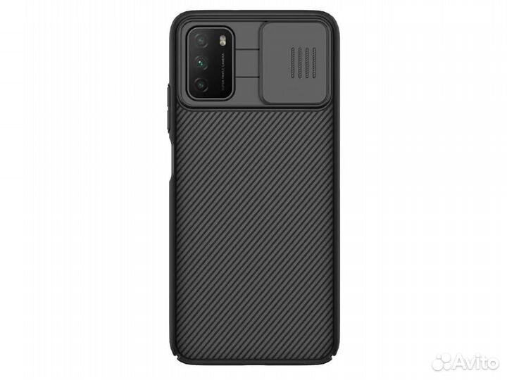 Бампер nillkin (со шторкой) poco M3 Black