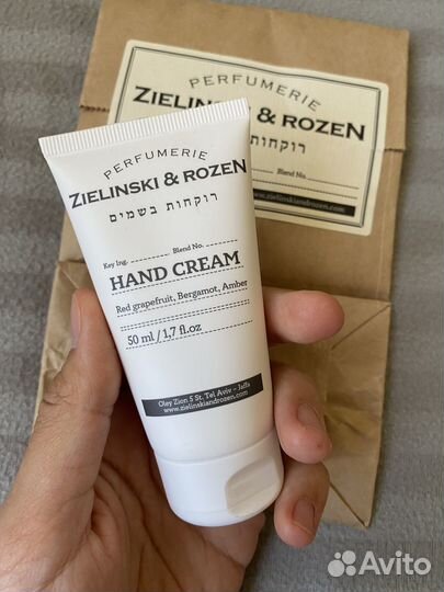Крем для рук и парфюм zielinski & rozen