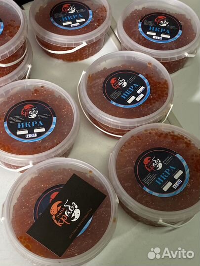 Красная икра кета