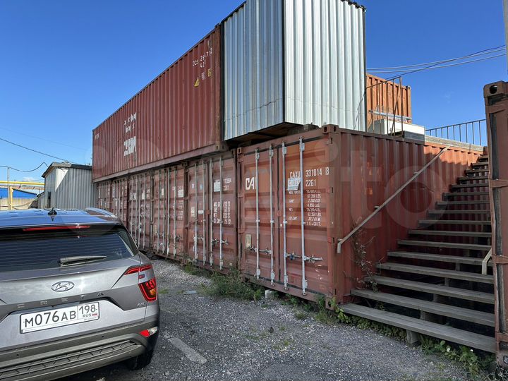 Морской контейнер 20 футов под склад, 14 м²