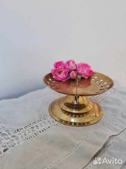 Подсвечник латунь