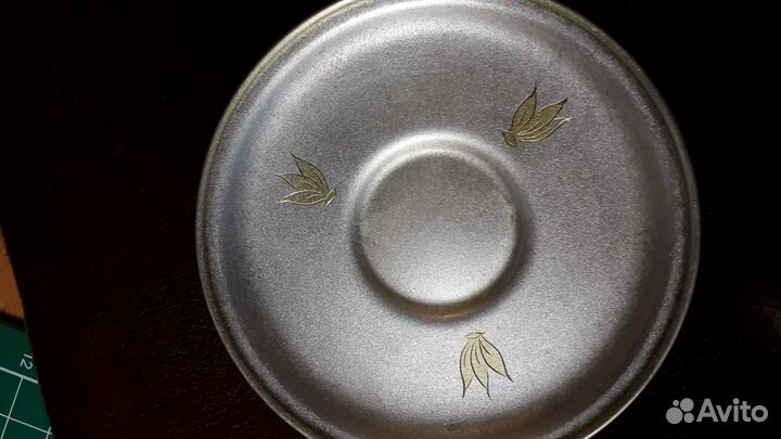 Мельхиоровый коньячный набор