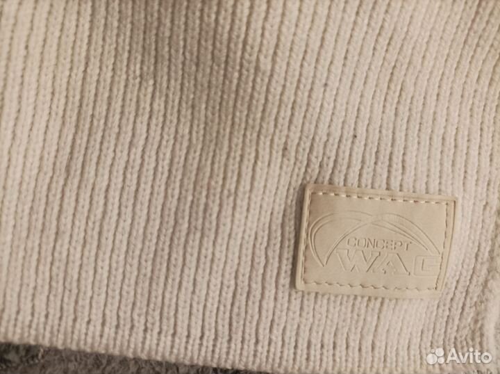 Шарф мужской белый