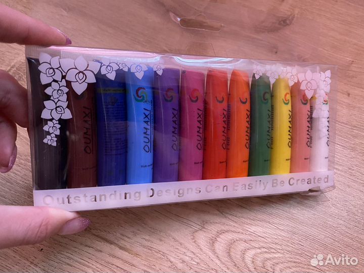 Набор акриловых красок для ногтей