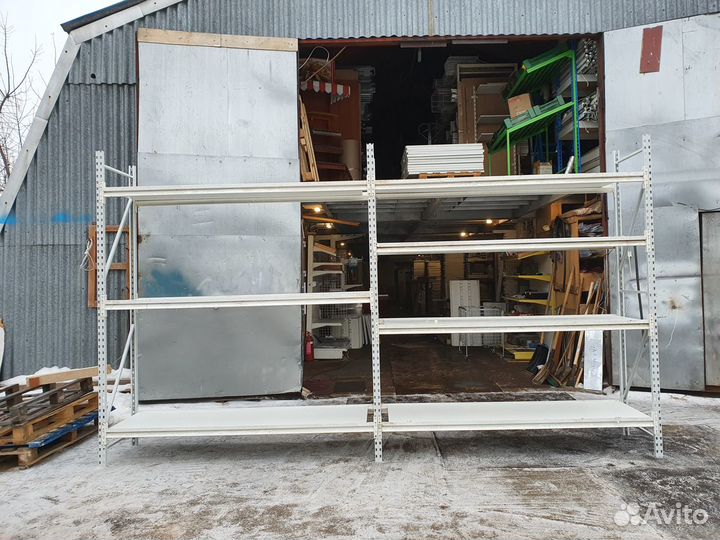 Стеллаж металлический складской до 750 кг на полку