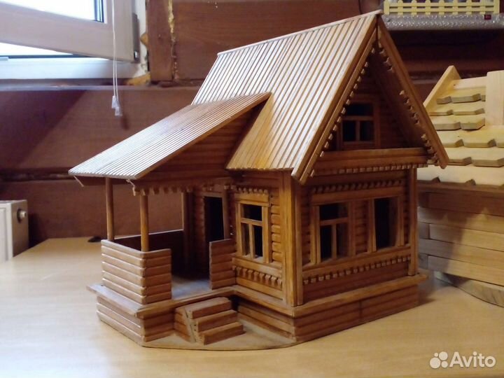 Домик детский, дерево, СССР и Россия, игрушка