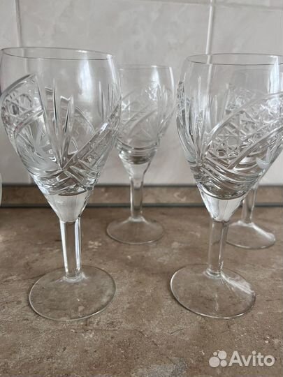 Фужеры хрустальные СССР