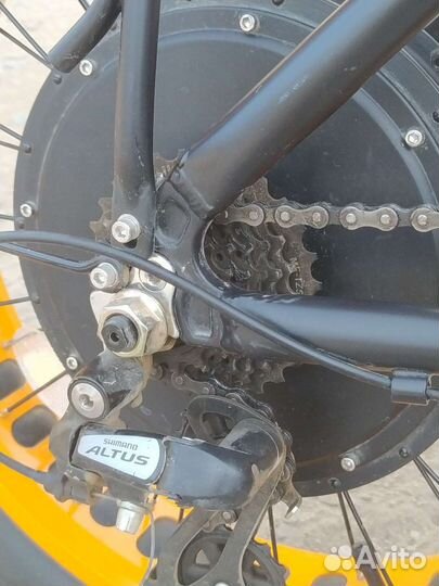 Электро фэтбайк медведь fold 1000