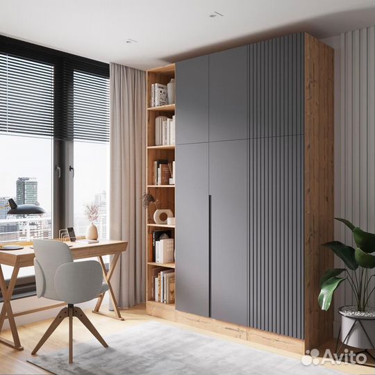 Современный шкаф из модулей от производителя