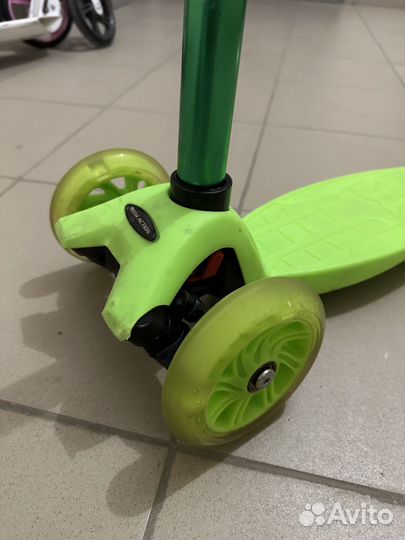 Самокат детский трехколесный бу