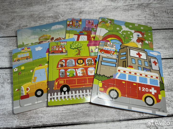 Деревянные пазлы