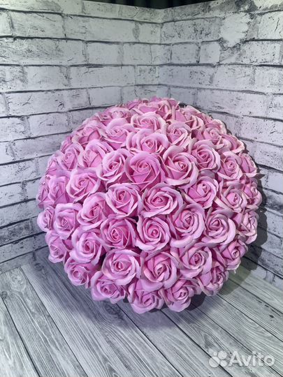 Розы из мыла 53 шт. (Ручная работа)