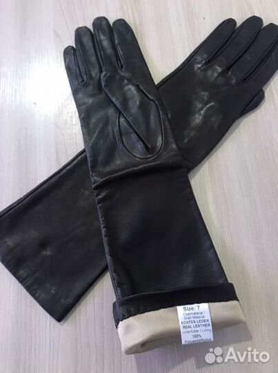 Перчатки женские натуральная кожа