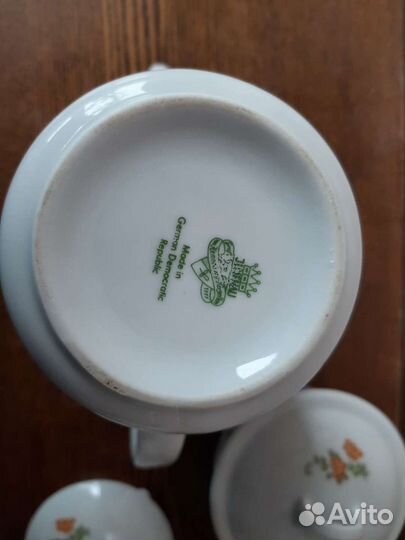 Кофейный сервиз гдр на 6 персон