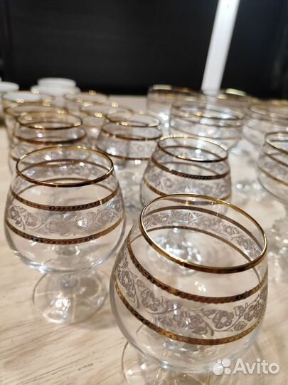 Набор бокалов и стаканов Crystalite Bohemia, Чехия