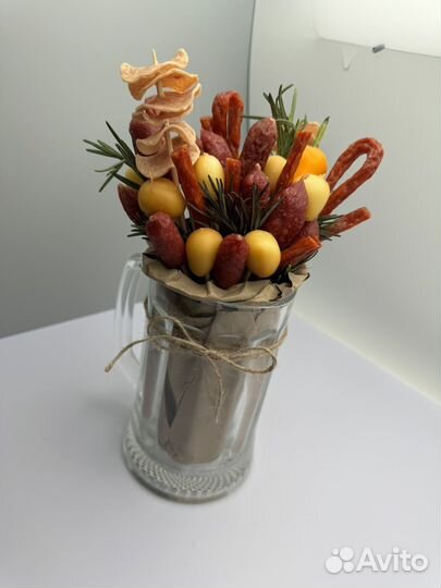 Мужские букеты съедобные