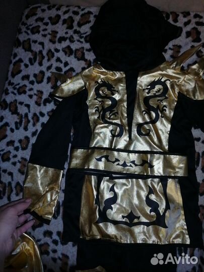 Новогодний костюм на мальчика ниндзя 116-122