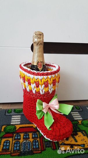 Новогодний Сапожок - корзина