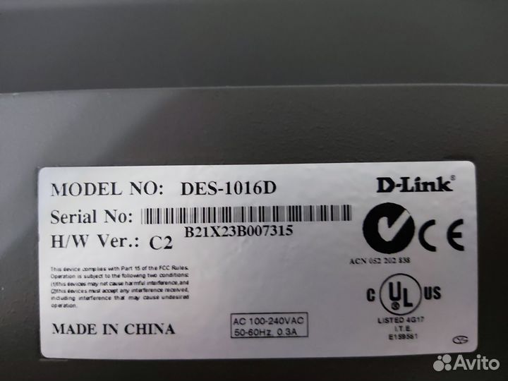 Коммутатор d-link Des-1060d