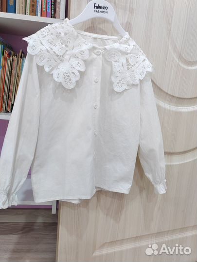 Блузка школьная 122-128р