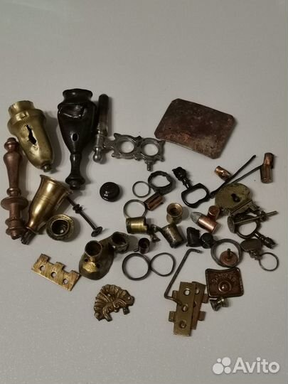 Огромный лот Старинной цветной копанинаы