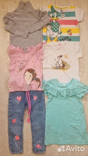 Вещи пакетом на девочку 98