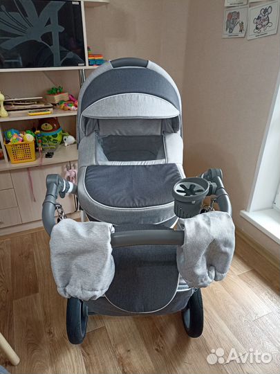 Коляска 3 в 1 Bebe Mobile Movo