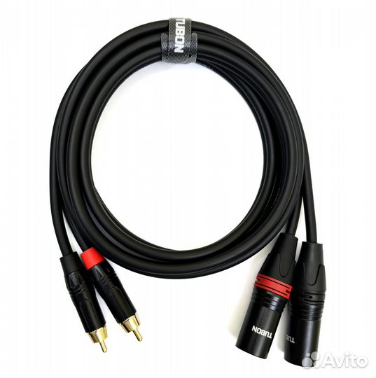 Кабель Tubon межблочный 2 x XLR (M) Male - 2 x RCA